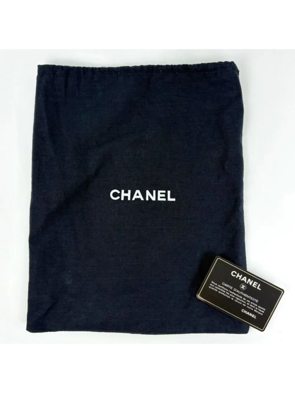 Chanel CC Logo Chain Shoulder Bag Quilted Caviar Leather Orange